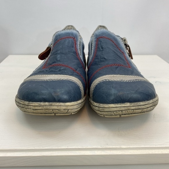 EUC Remonte Leather Blue Shoe Low Rise - Picture 6 of 11